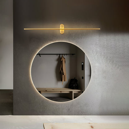 Modern Stick Shaped Metal Sconce with Adjustable Brightness & LED Ligh