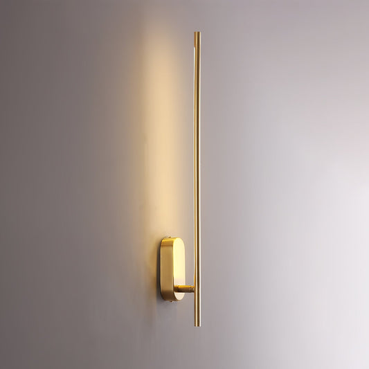 Modern Stick Shaped Metal Sconce with Adjustable Brightness & LED Ligh