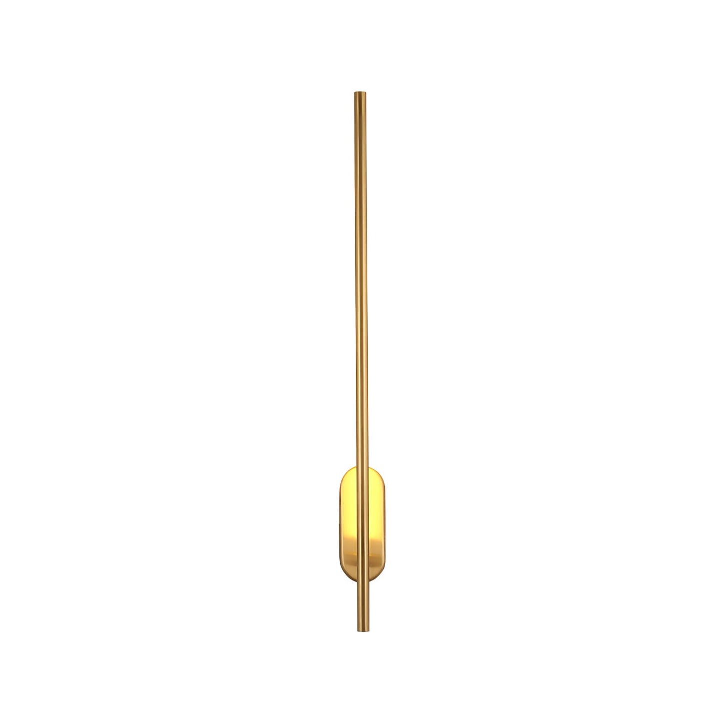 Modern Stick Shaped Metal Sconce with Adjustable Brightness & LED Ligh