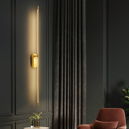 Modern Stick Shaped Metal Sconce with Adjustable Brightness & LED Ligh