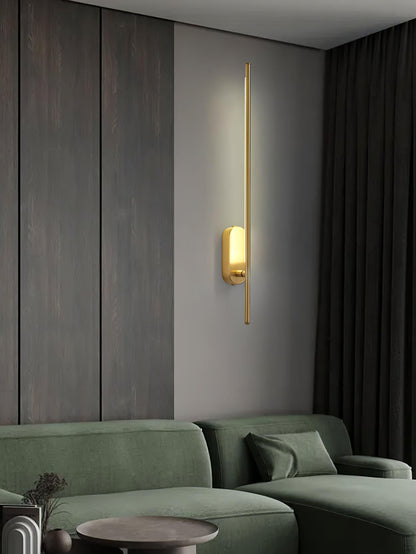 Modern Stick Shaped Metal Sconce with Adjustable Brightness & LED Ligh