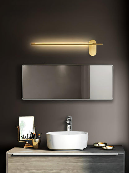 Modern Stick Shaped Metal Sconce with Adjustable Brightness & LED Ligh