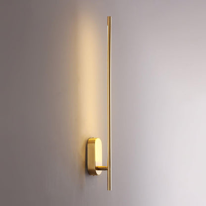 Modern Stick Shaped Metal Sconce with Adjustable Brightness & LED Ligh