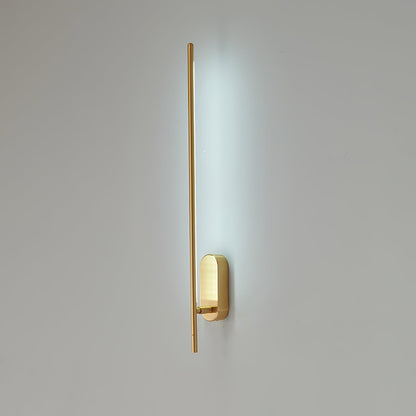 Modern Stick Shaped Metal Sconce with Adjustable Brightness & LED Ligh