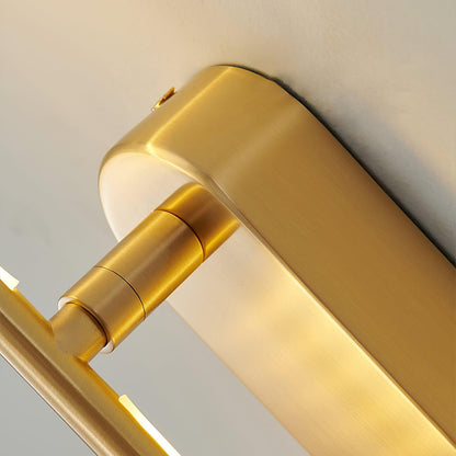 Modern Stick Shaped Metal Sconce with Adjustable Brightness & LED Ligh