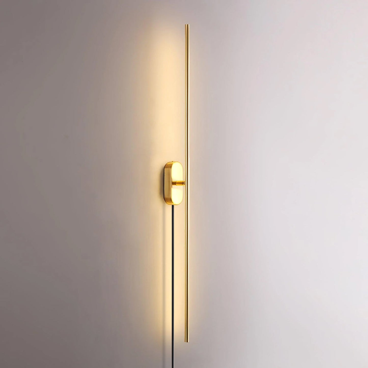 Stick Shaped Plug-In Sconce with Adjustable Brightness and Energy Effi