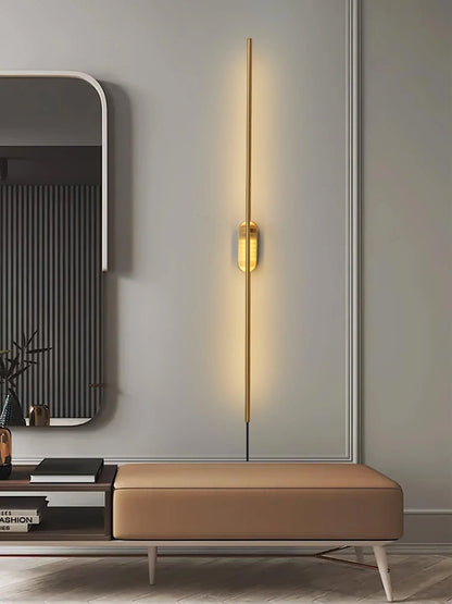 Stick Shaped Plug-In Sconce with Adjustable Brightness and Energy Effi