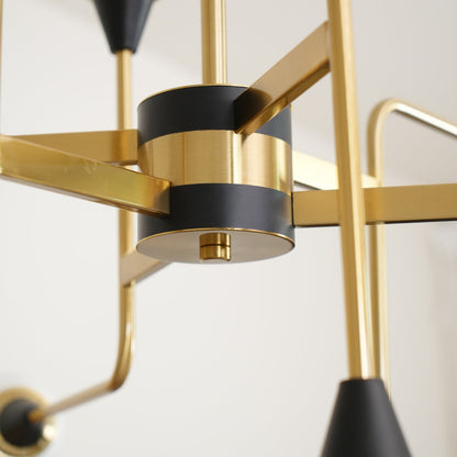 Stilnovo Modern Chandelier with Adjustable Arms and LED Compatibility