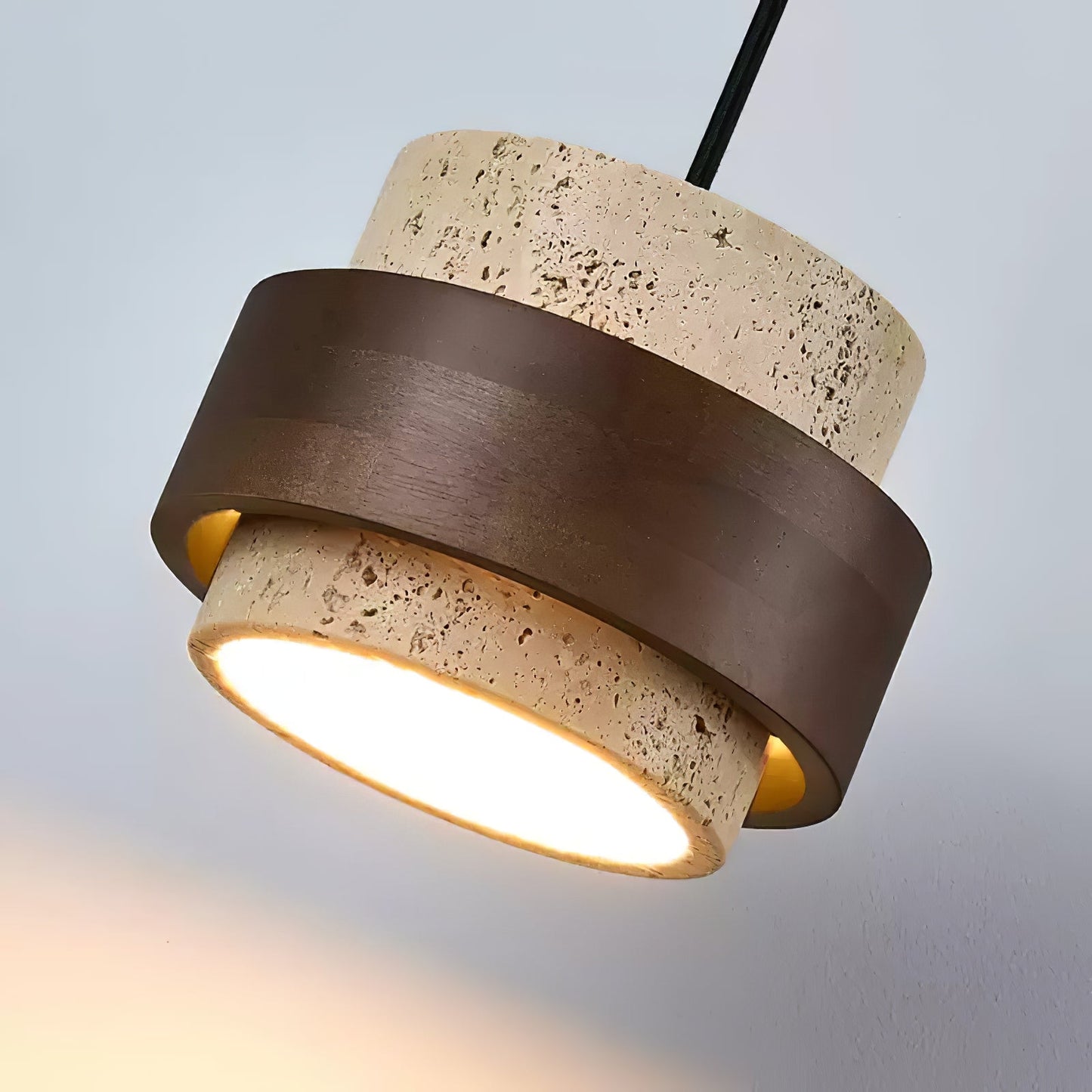 Travertine Wall Sconce - Elegant Design, Soft Ambient Lighting