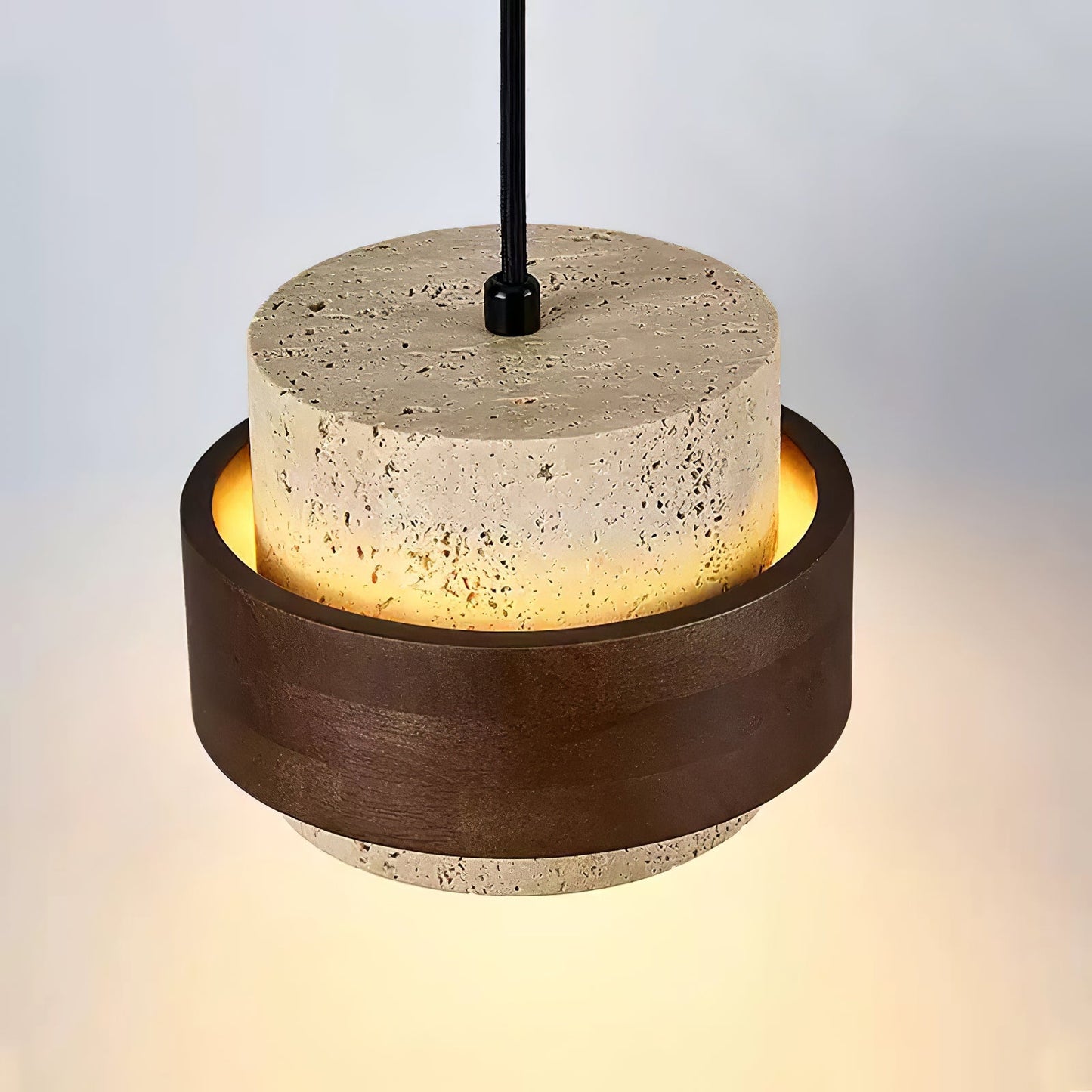 Travertine Wall Sconce - Elegant Design, Soft Ambient Lighting
