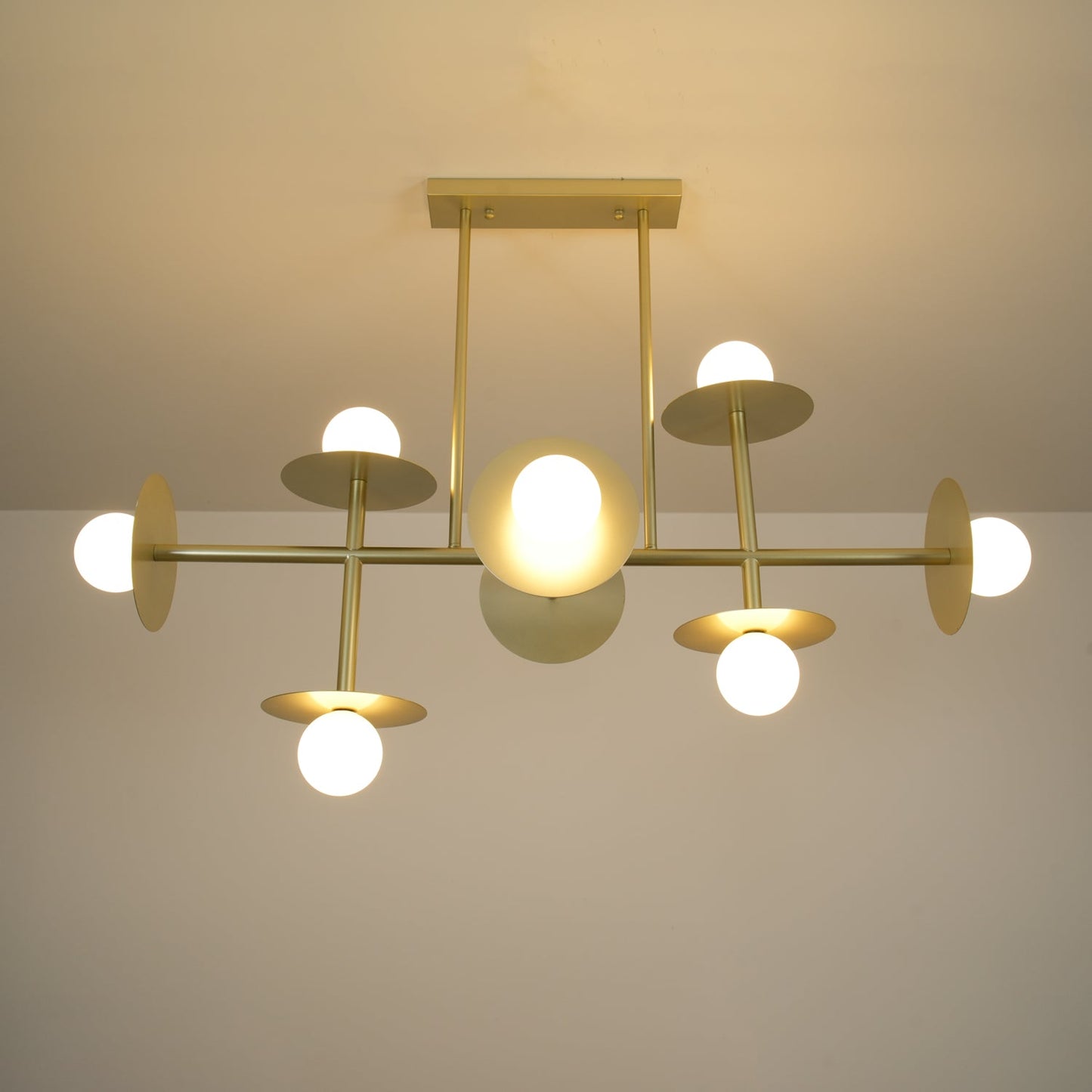 Strada Chandelier - Elegant Lighting Fixture with Adjustable Height &