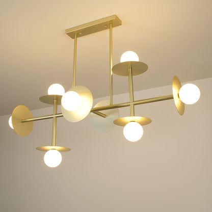 Strada Chandelier - Elegant Lighting Fixture with Adjustable Height &