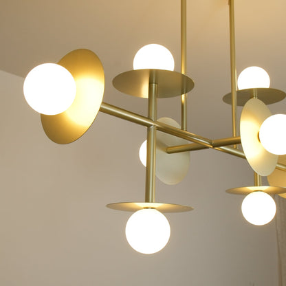 Strada Chandelier - Elegant Lighting Fixture with Adjustable Height &