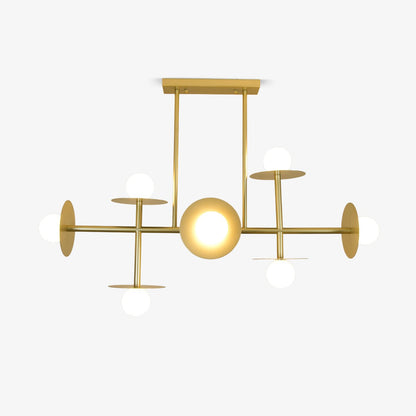 Strada Chandelier - Elegant Lighting Fixture with Adjustable Height &