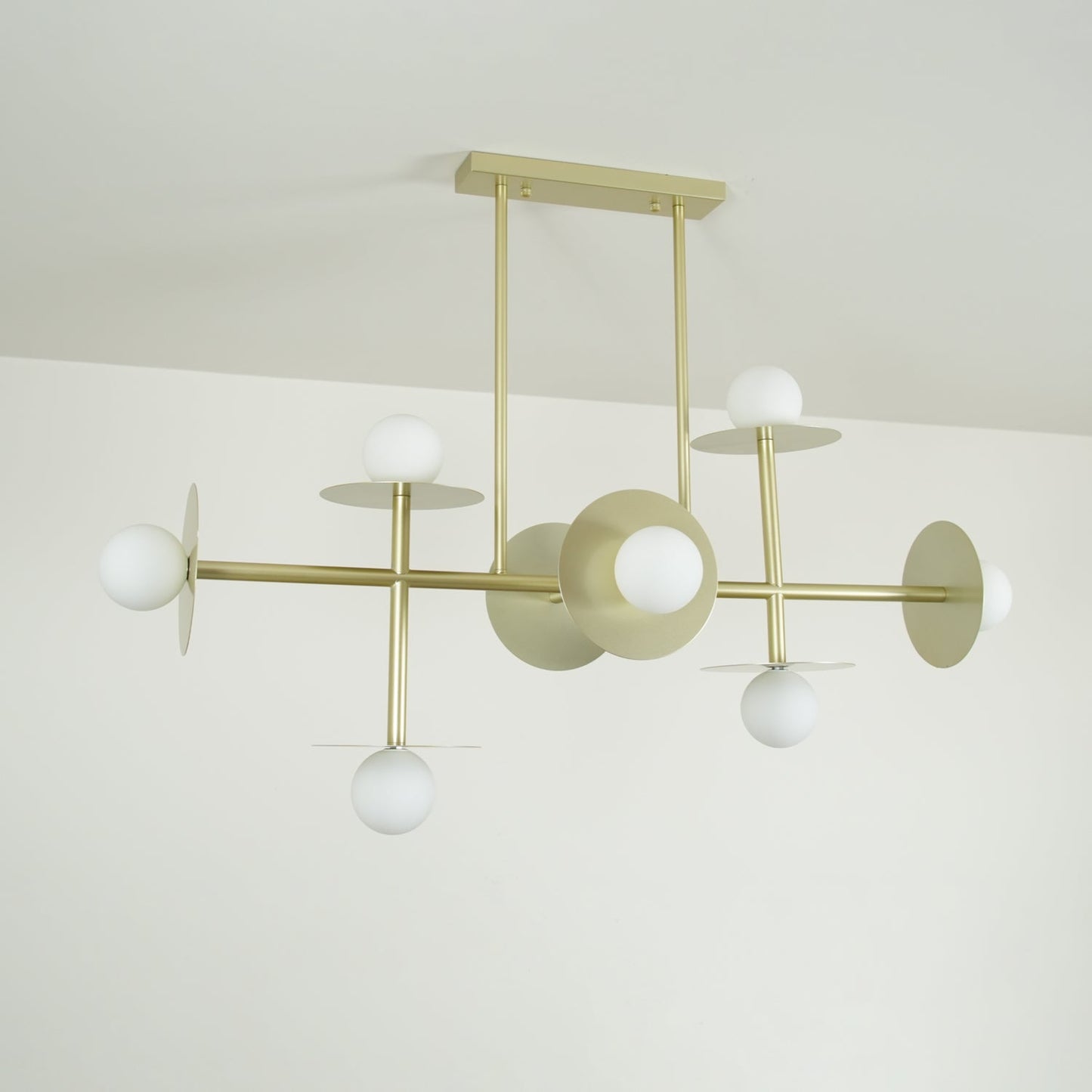 Strada Chandelier - Elegant Lighting Fixture with Adjustable Height &