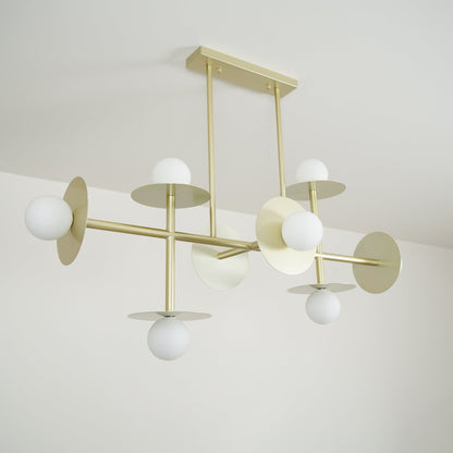 Strada Chandelier - Elegant Lighting Fixture with Adjustable Height &