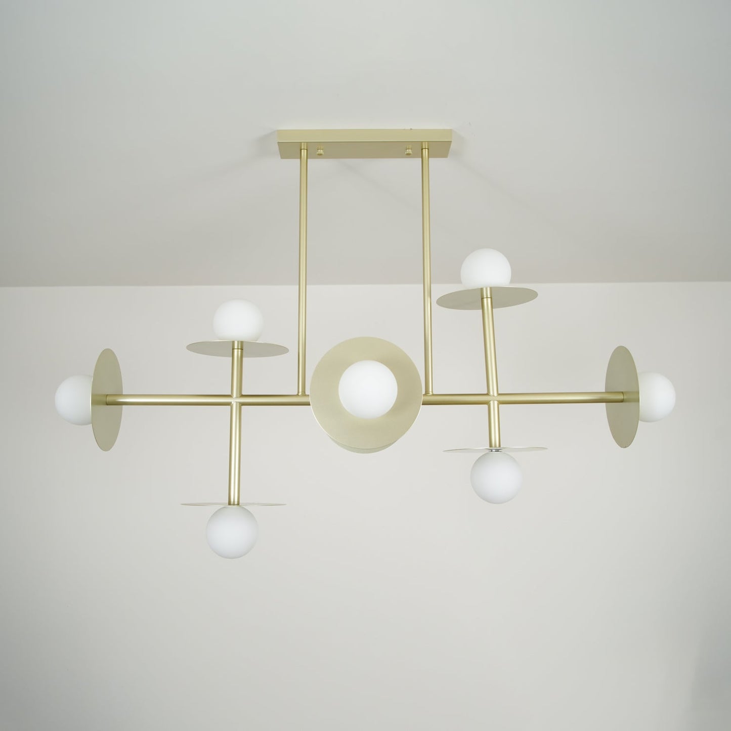Strada Chandelier - Elegant Lighting Fixture with Adjustable Height &