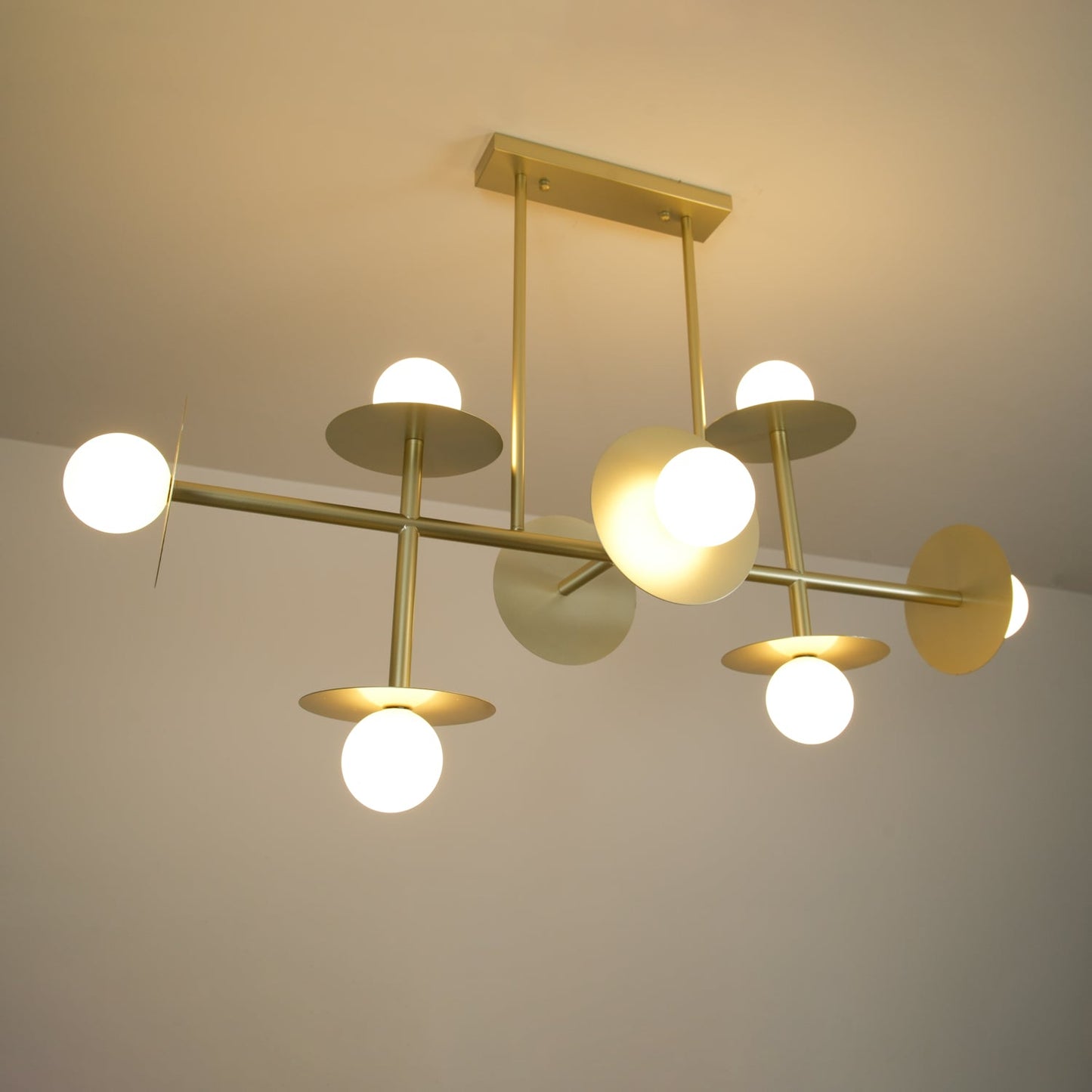 Strada Chandelier - Elegant Lighting Fixture with Adjustable Height &