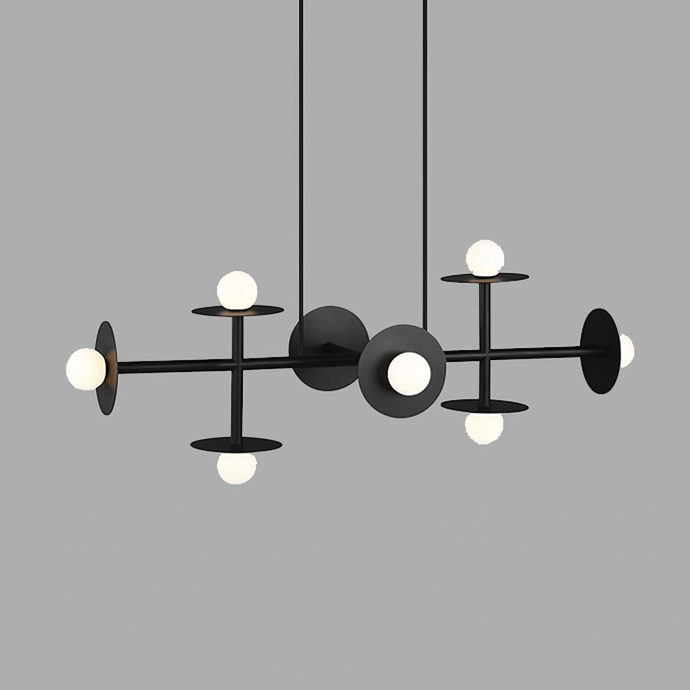 Strada Chandelier - Elegant Lighting Fixture with Adjustable Height &