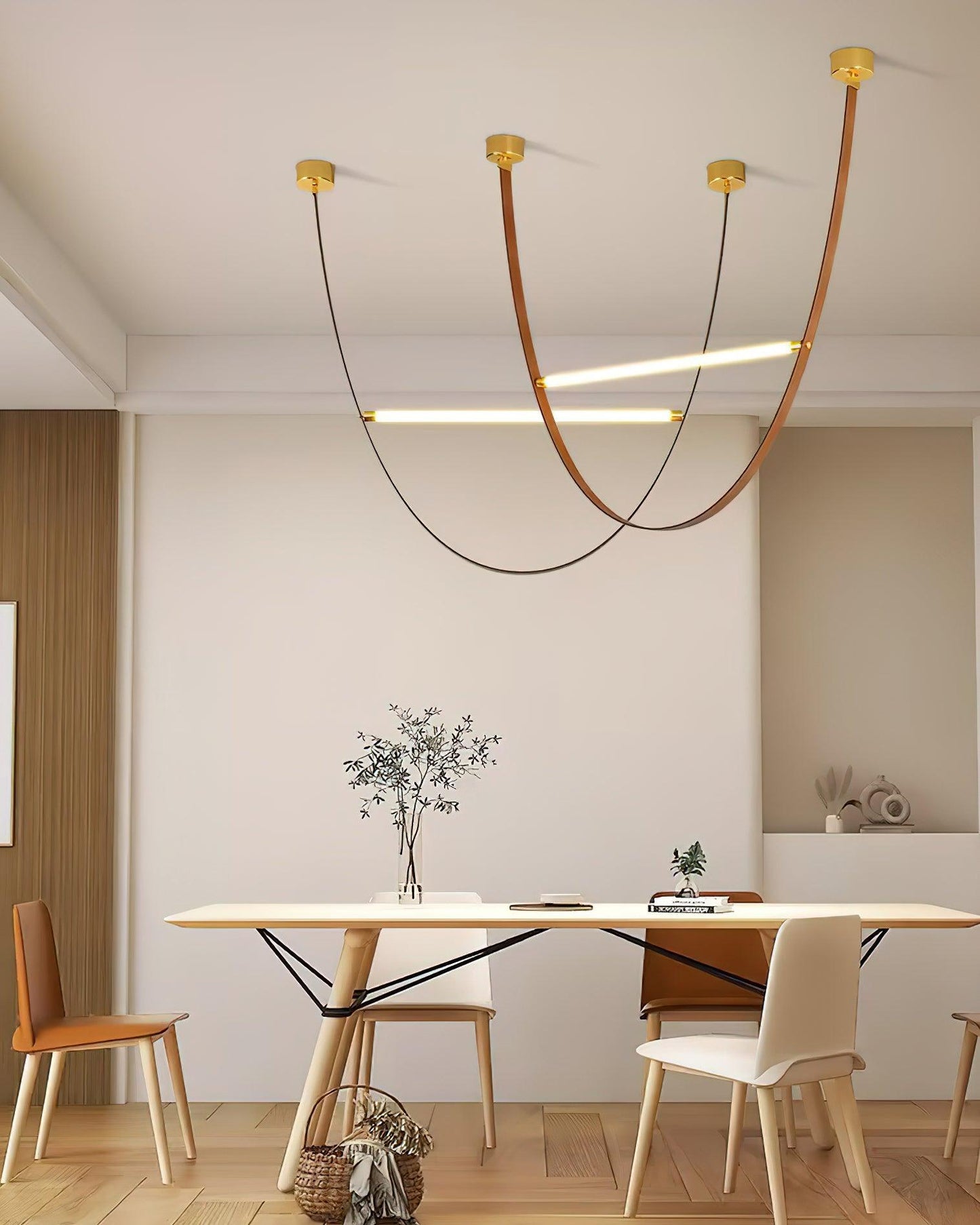 Tracer Belt Pendant Lamp - Adjustable Height, Energy-Efficient LED