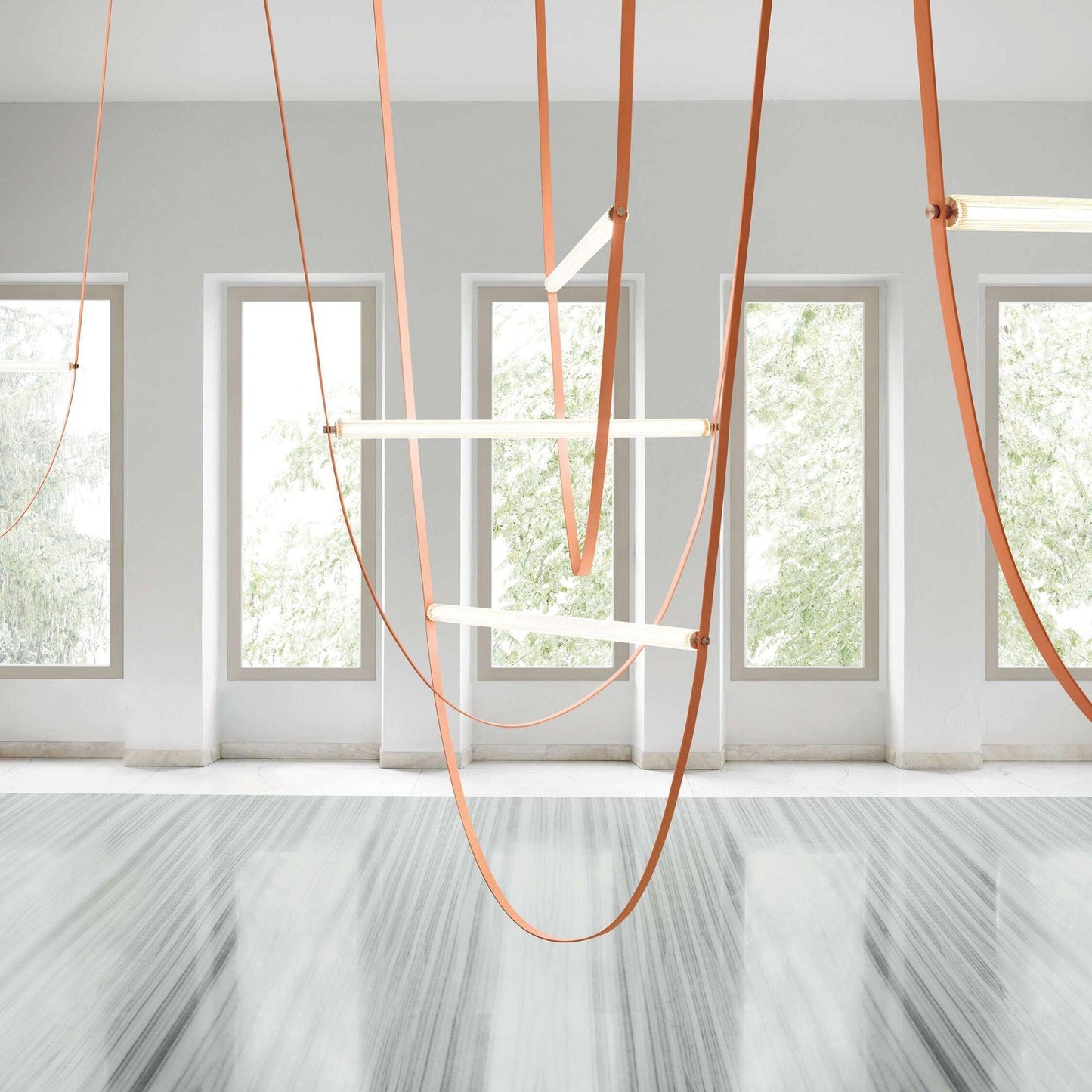 Tracer Belt Pendant Lamp - Adjustable Height, Energy-Efficient LED