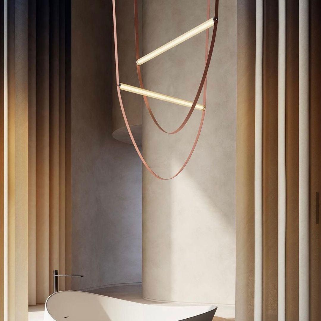 Tracer Belt Pendant Lamp - Adjustable Height, Energy-Efficient LED