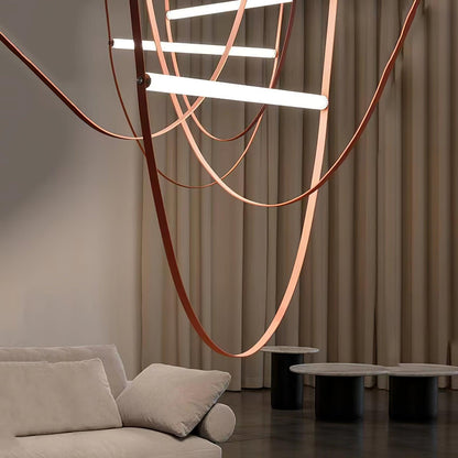 Tracer Belt Pendant Lamp - Adjustable Height, Energy-Efficient LED