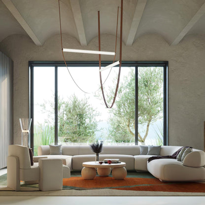 Tracer Belt Pendant Lamp - Adjustable Height, Energy-Efficient LED