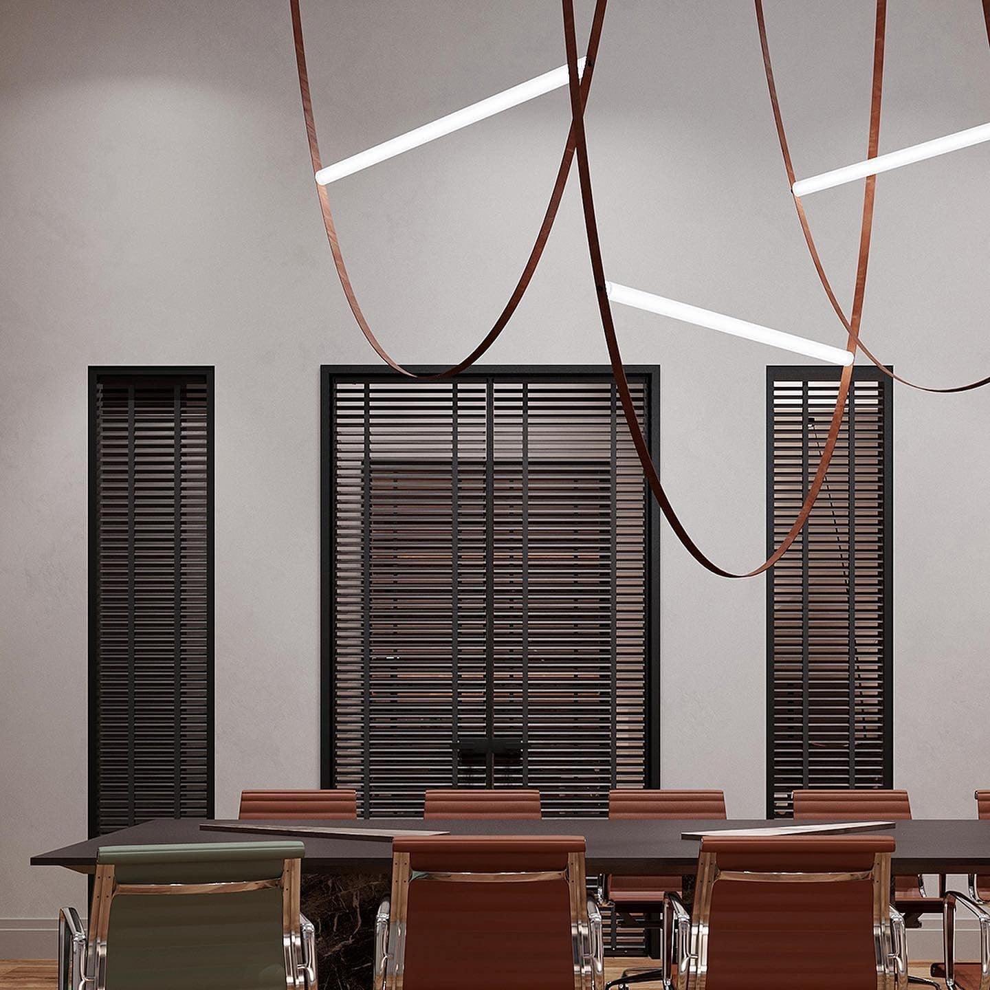 Tracer Belt Pendant Lamp - Adjustable Height, Energy-Efficient LED