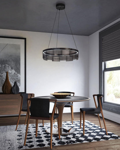 Stratos LED Chandelier - Modern Design, Dimmable, Energy Efficient Lig
