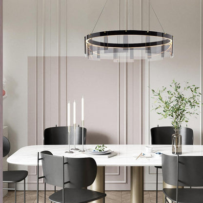 Stratos LED Chandelier - Modern Design, Dimmable, Energy Efficient Lig