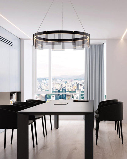 Stratos LED Chandelier - Modern Design, Dimmable, Energy Efficient Lig