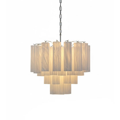 Stratum Ripple Chandelier - Modern Design with Adjustable Height & LED