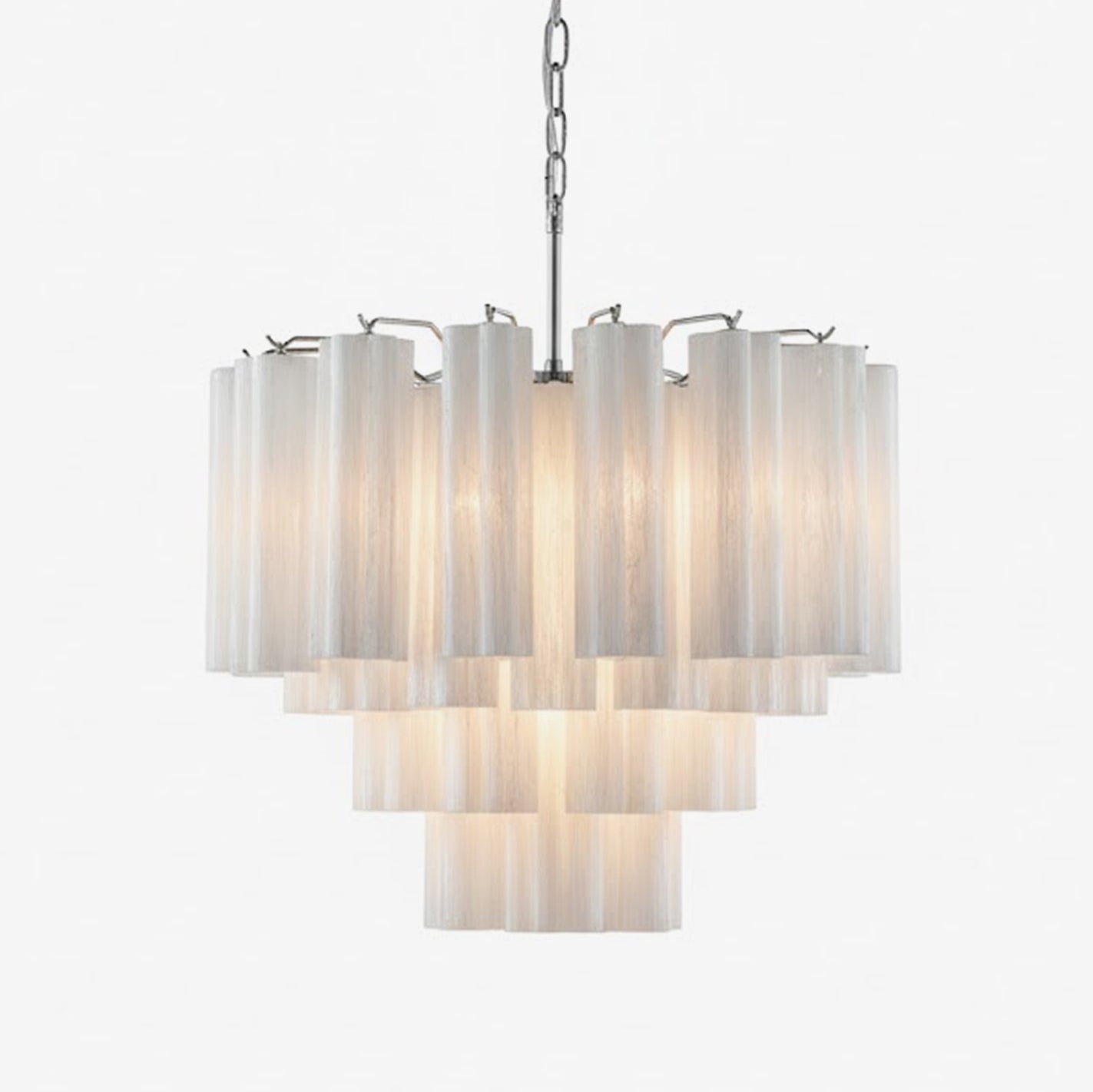 Stratum Ripple Chandelier - Modern Design with Adjustable Height & LED