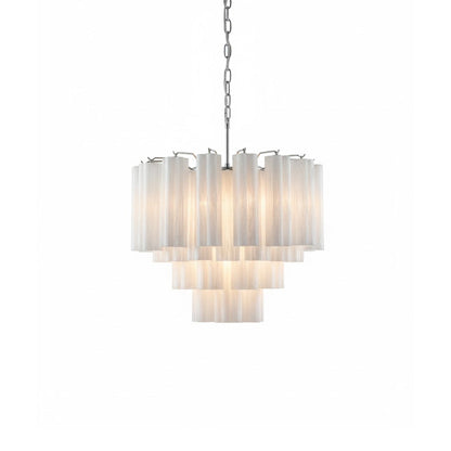 Stratum Ripple Chandelier - Modern Design with Adjustable Height & LED