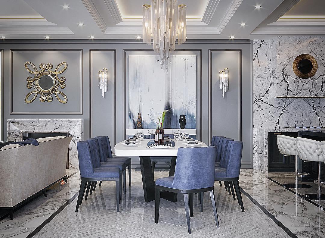Stream Chain Chandelier - Modern Design with Adjustable Length & LED L