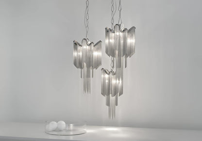 Stream Chain Chandelier - Modern Design with Adjustable Length & LED L