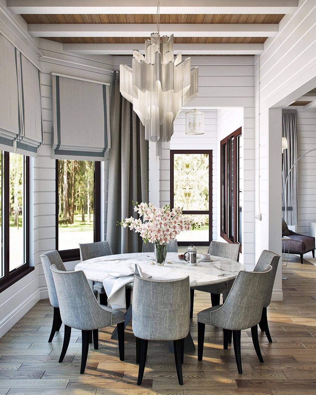 Stream Chain Chandelier - Modern Design with Adjustable Length & LED L