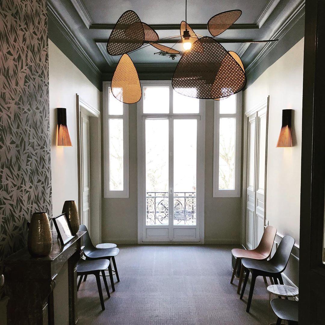 Elegant Screen Cannage Pendant Swag Light with Adjustable Height & War