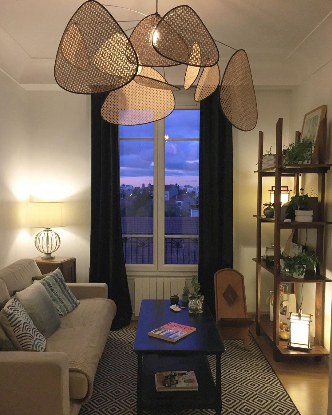Elegant Screen Cannage Pendant Swag Light with Adjustable Height & War