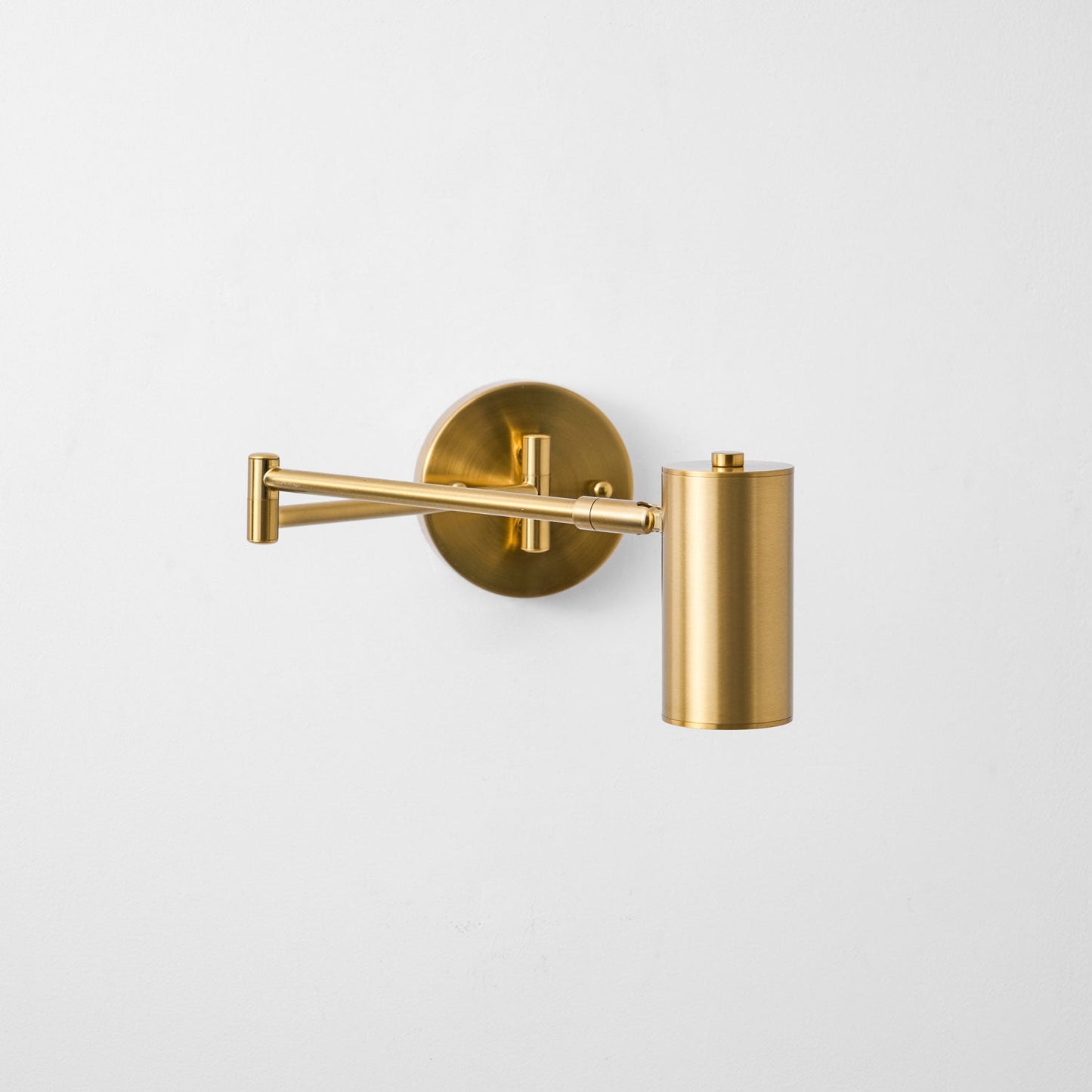 Adjustable Swing Arm Wall Sconce with LED Light and Modern Design