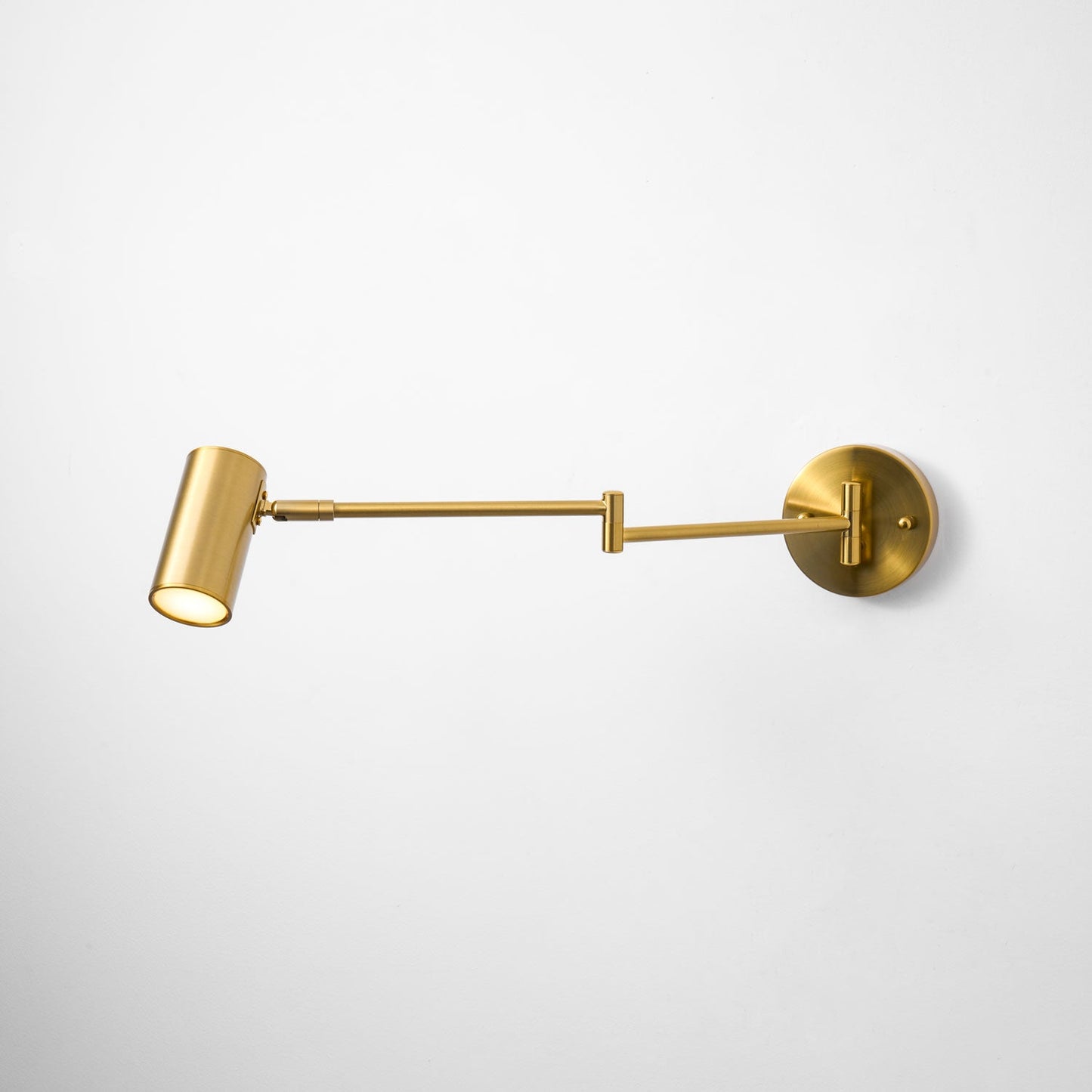 Adjustable Swing Arm Wall Sconce with LED Light and Modern Design