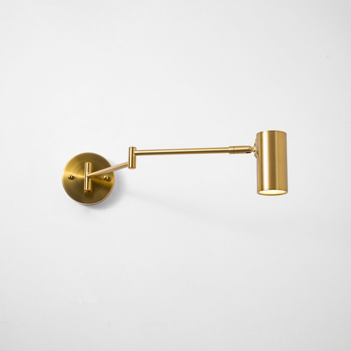 Adjustable Swing Arm Wall Sconce with LED Light and Modern Design