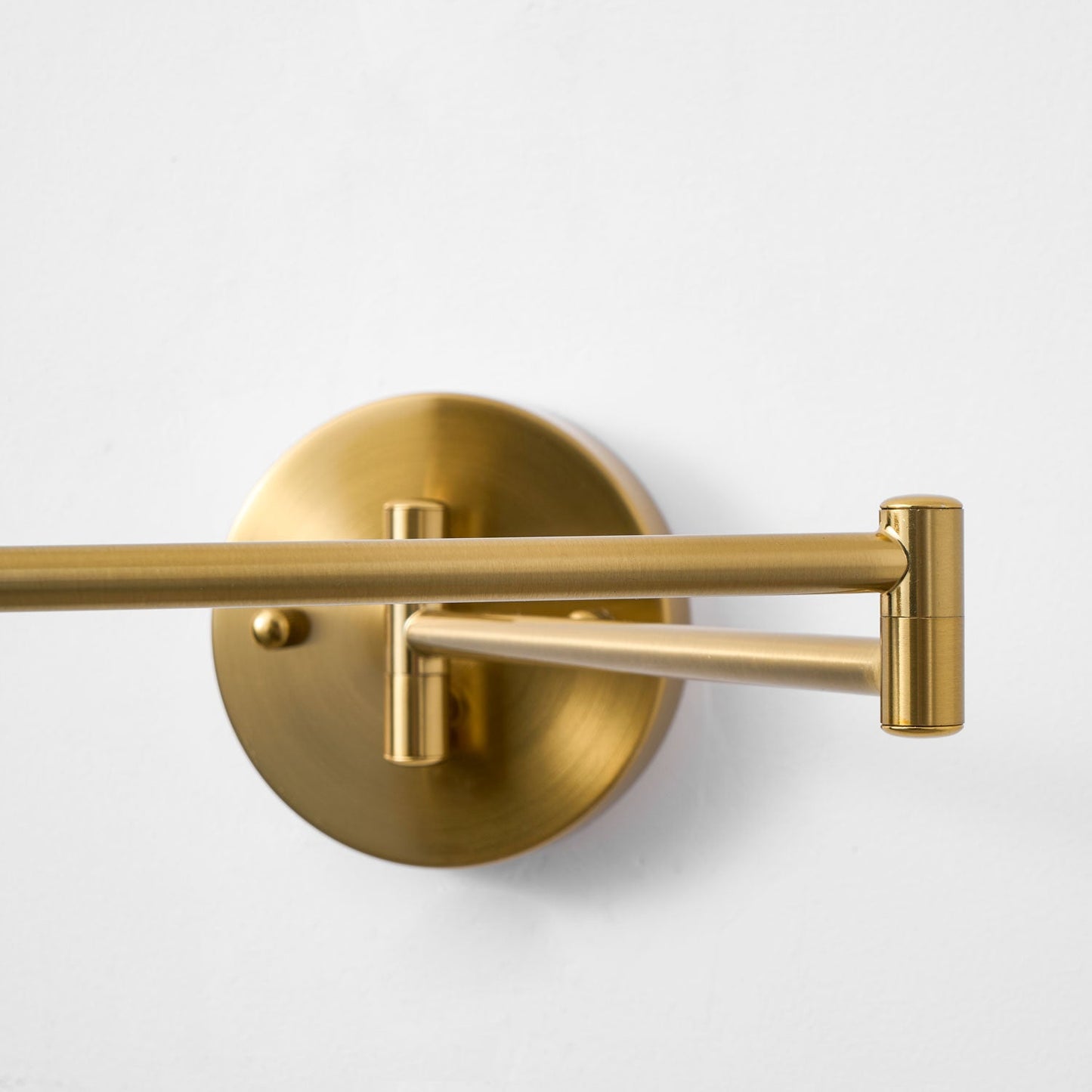Adjustable Swing Arm Wall Sconce with LED Light and Modern Design