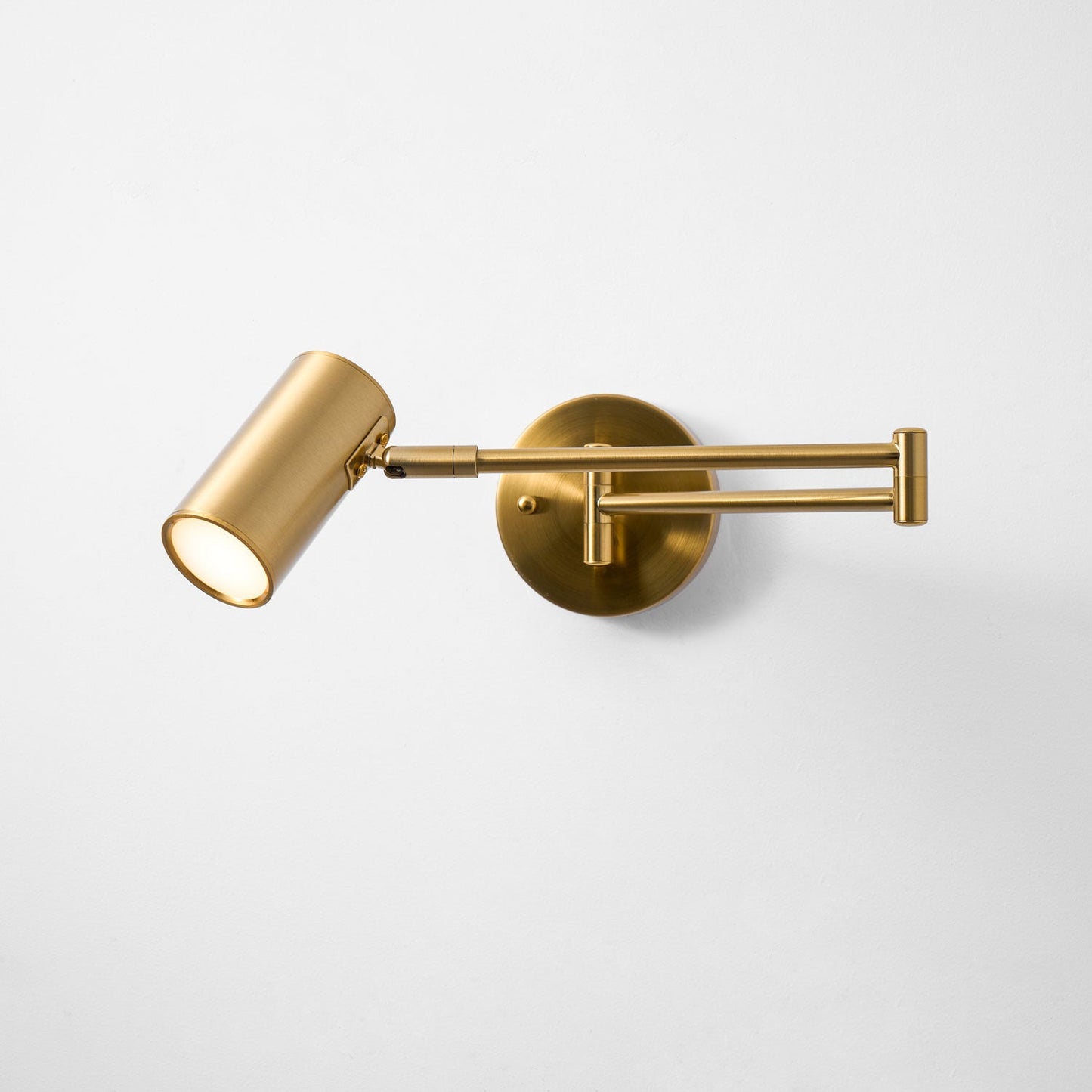 Adjustable Swing Arm Wall Sconce with LED Light and Modern Design