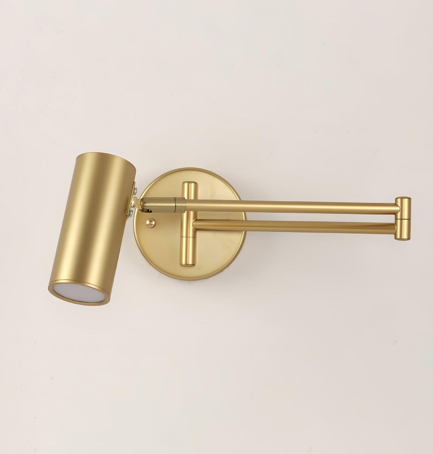 Adjustable Swing Arm Wall Sconce with LED Light and Modern Design