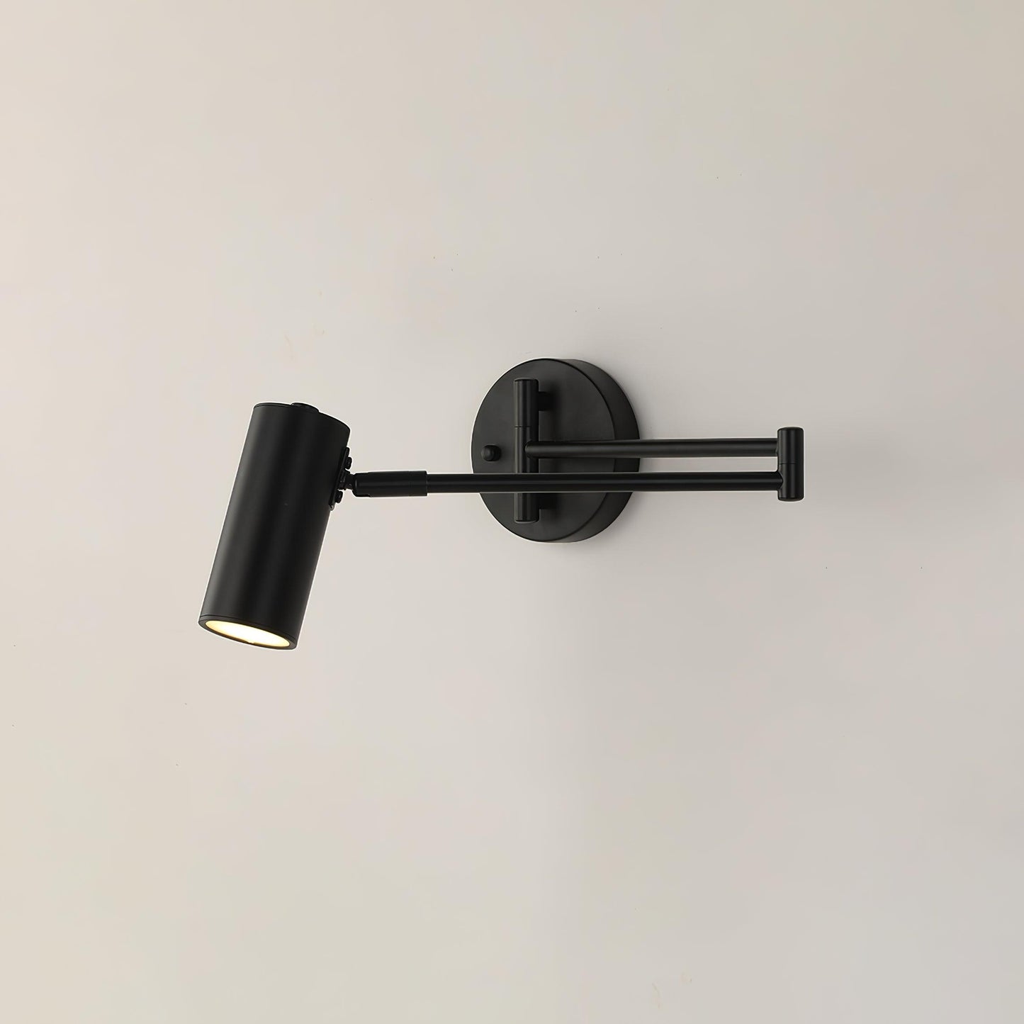 Adjustable Swing Arm Wall Sconce with LED Light and Modern Design