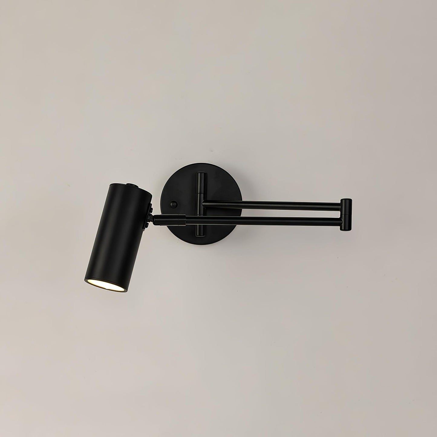 Adjustable Swing Arm Wall Sconce with LED Light and Modern Design