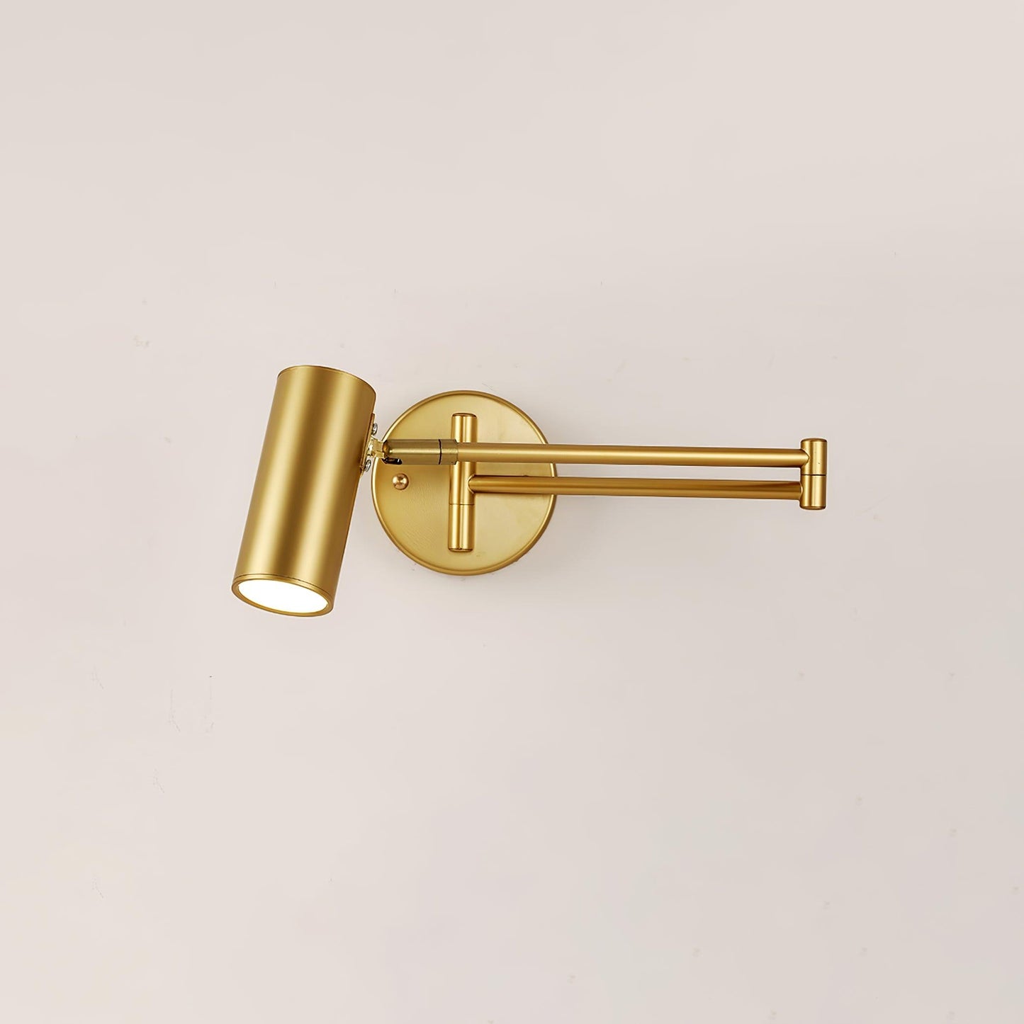 Adjustable Swing Arm Wall Sconce with LED Light and Modern Design