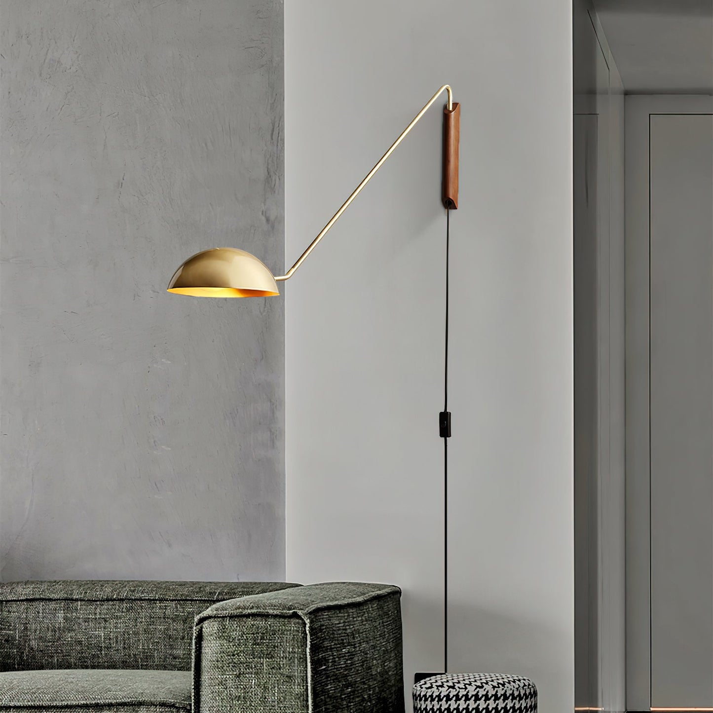 Swing Dome Wall Light - Adjustable Angle, Energy Efficient Design